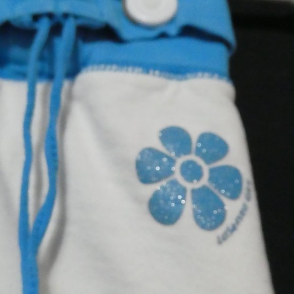 LA SENZA GIRL | large | White Skorts With Blue Waistband, Drawstring and Flower - Picture 7 of 12